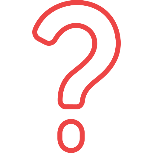 question mark icon orange
